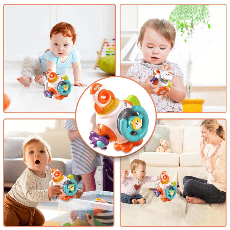 Brinquedos Montessoriano | Desenvolvimento Sensorial Cubo 6 x 1 - 0~36 Meses