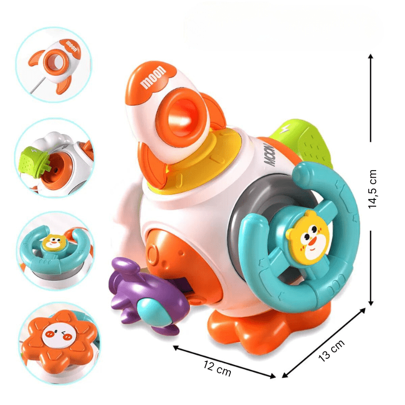 Brinquedos Montessoriano | Desenvolvimento Sensorial Cubo 6 x 1 - 0~36 Meses