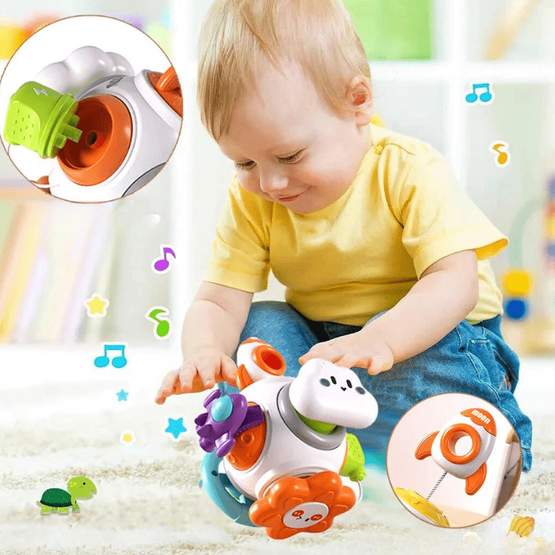 Brinquedos Montessoriano | Desenvolvimento Sensorial Cubo 6 x 1 - 0~36 Meses