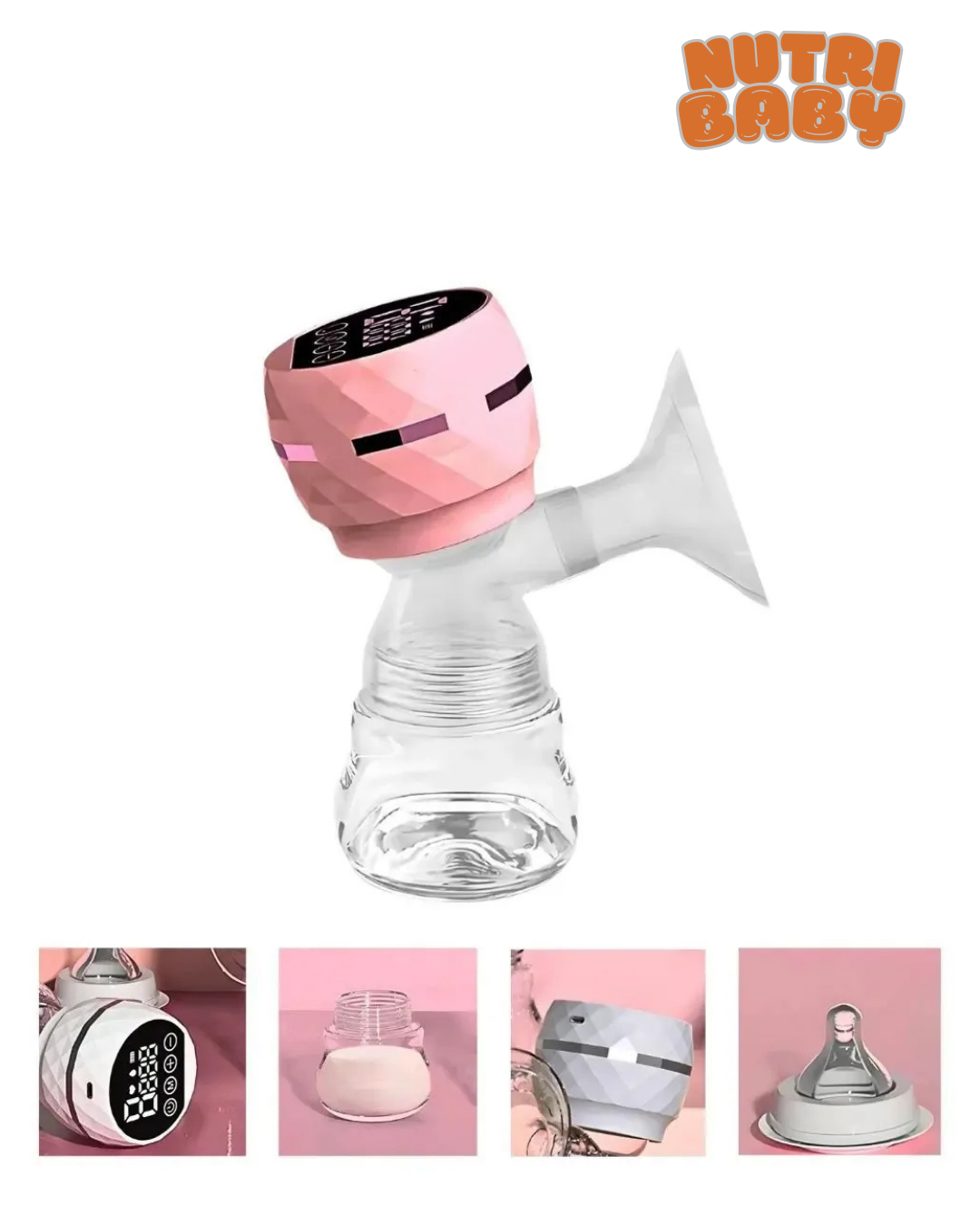 Bomba Extratora de Leite Elétrica com Visor Digital – 9 Velocidades