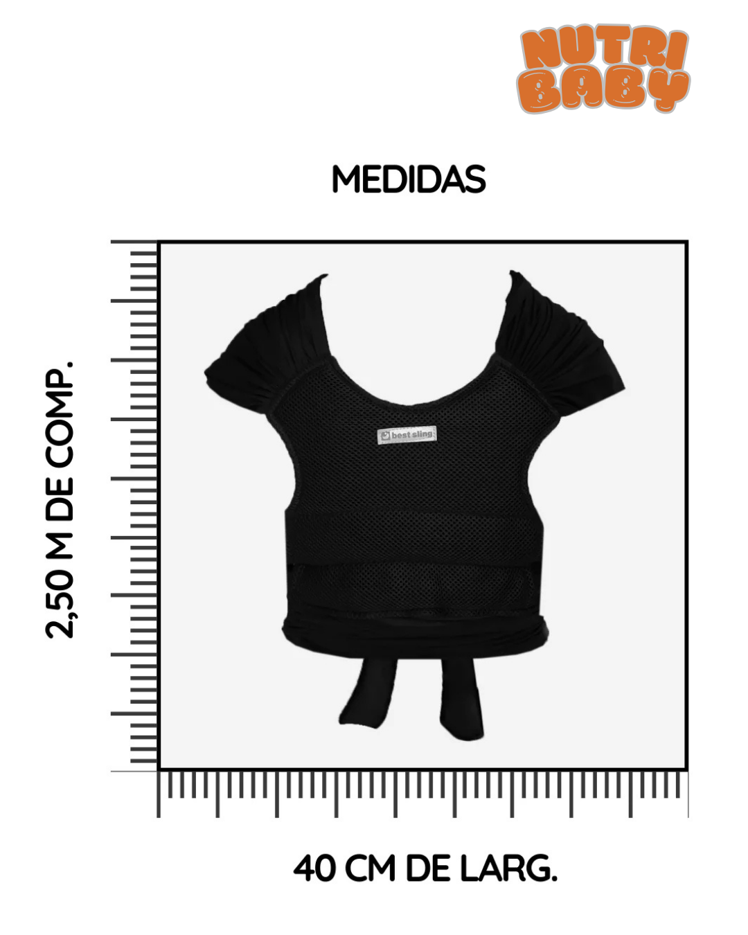 Canguru Ergonômico ajustável até 20kg