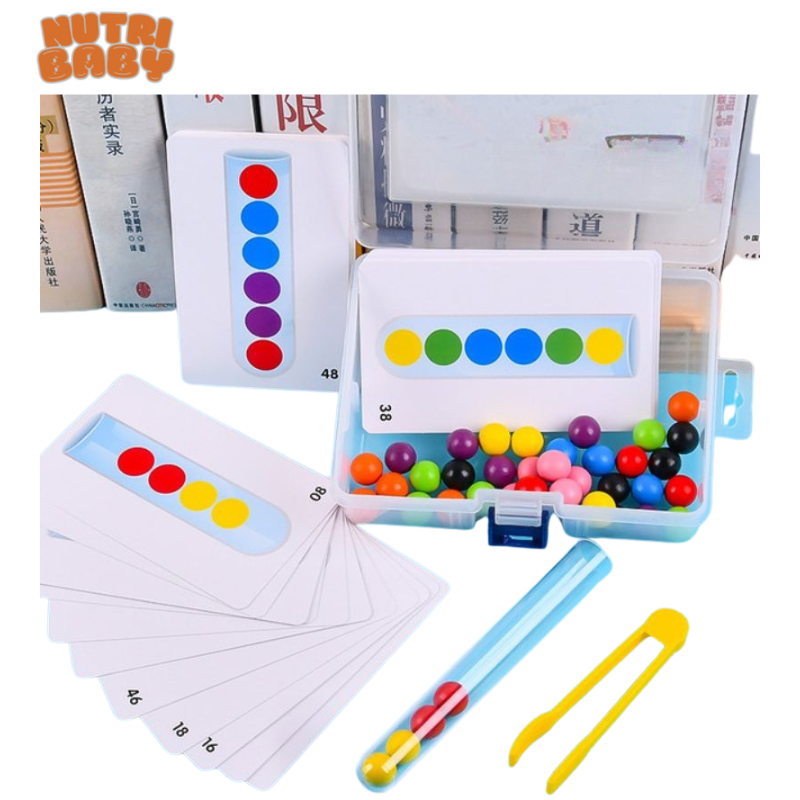 Brinquedo Montessori Concentração Lógica e Treino Motor