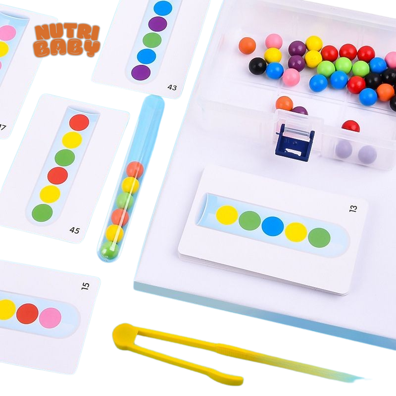 Brinquedo Montessori Concentração Lógica e Treino Motor