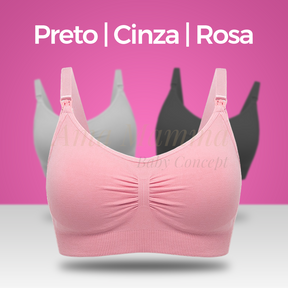 KIT Sutiã de Amamentação Sem Costura | Compre 2 Leve 3