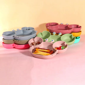 Kit alimentação silicone em forma de caranguejo 🦀