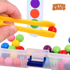 Brinquedo Montessori Concentração Lógica e Treino Motor