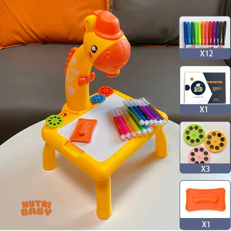 Mini Projetor de Desenhos para Crianças - Nutri Baby