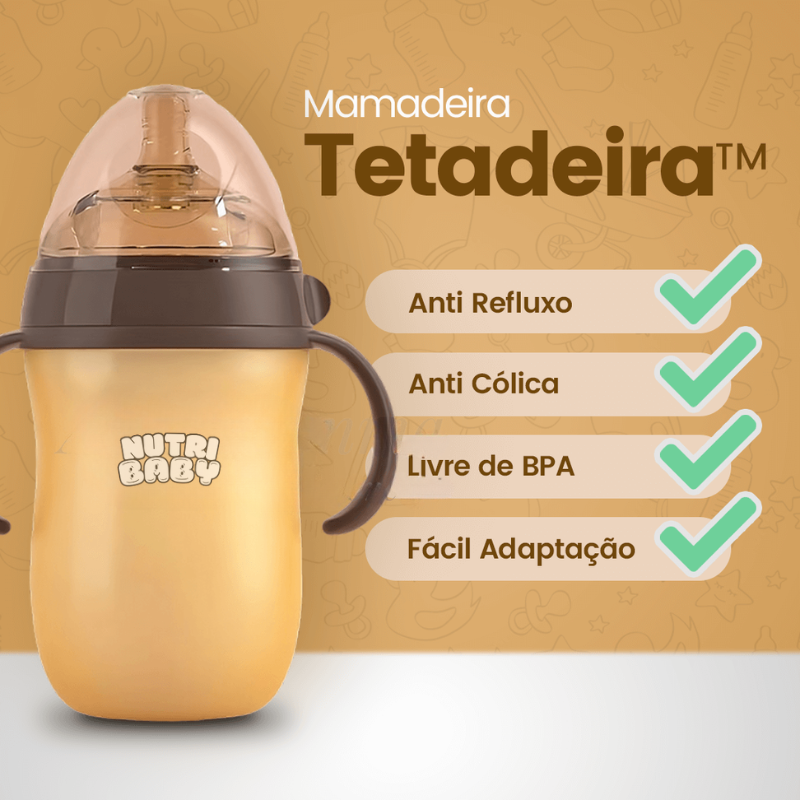 Mamadeira que Imita o Seio Materno • Tetadeira - Nutri Baby
