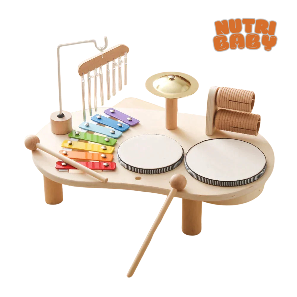 Instrumento Musical Infantil Montessori - Bateria