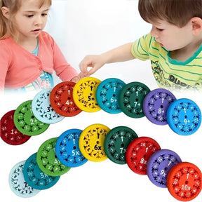 Combo com 9 Spinners Educativos da Tabuada