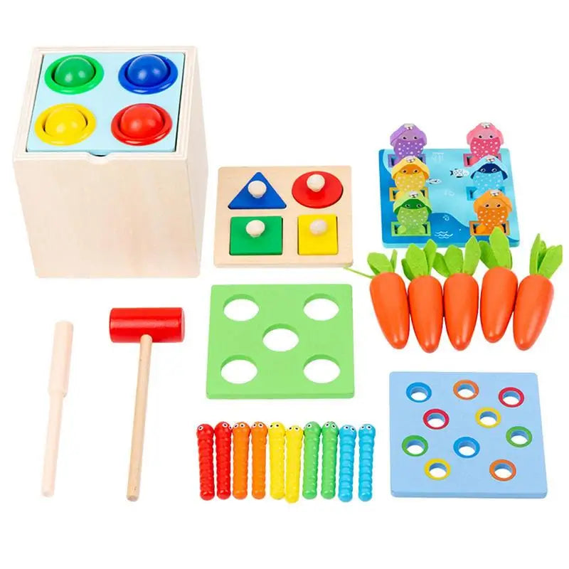 Cubo Montessori 5 em 1
