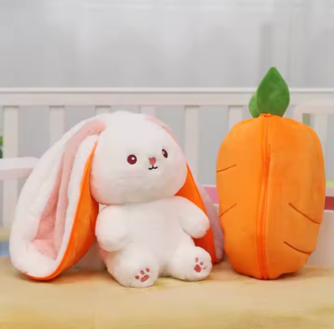 Pelúcia Doce Coelho 2 em 1 + Brinde - Nutri Baby